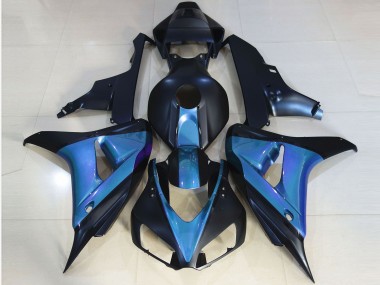 2006-2007 Noir Mat & Bleu Clair CBR1000RR Carénage Moto