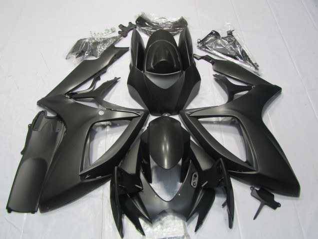 2006-2007 Noir Mat GSXR 600-750 Carénage Moto 2006-2007 Noir Mat GSXR 600-750 Carénage Moto