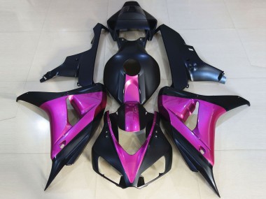 2006-2007 Noir Mat & Rose CBR1000RR Carénage Moto
