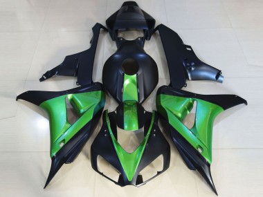 2006-2007 Noir Mat & Vert CBR1000RR Carénage Moto