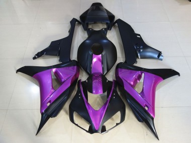 2006-2007 Noir Mat Violet CBR1000RR Carénage Moto