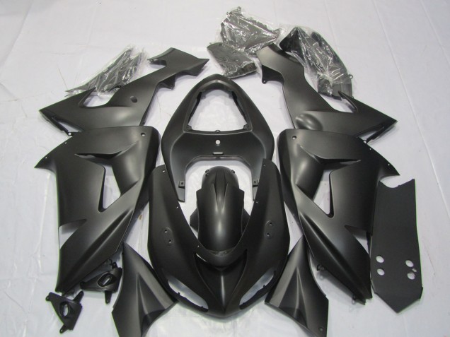 2006-2007 Noir Mat ZX10R Carénage Moto 2006-2007 Noir Mat ZX10R Carénage Moto