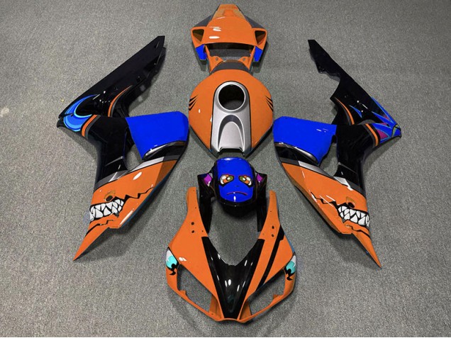 2006-2007 Requin Orange CBR1000RR Carénage Moto 2006-2007 Requin Orange CBR1000RR Carénage Moto