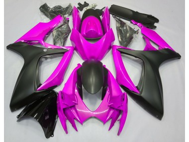 2006-2007 Rose Vif GSXR 600-750 Carénage Moto