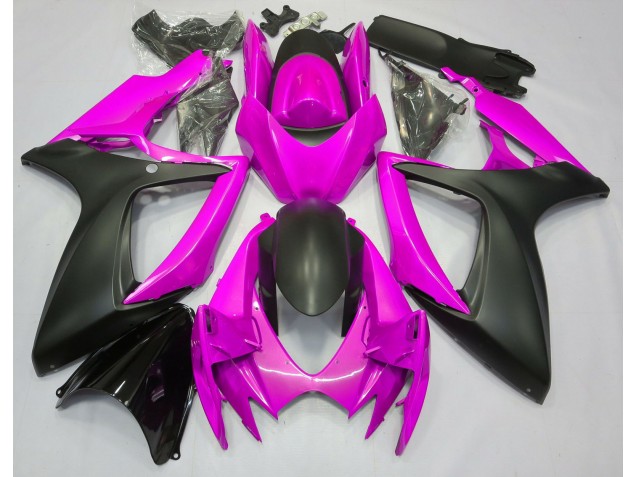 2006-2007 Rose Vif GSXR 600-750 Carénage Moto 2006-2007 Rose Vif GSXR 600-750 Carénage Moto