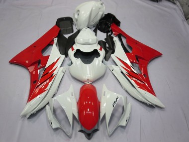 2006-2007 Rouge & Blanc R6 Carénage Moto