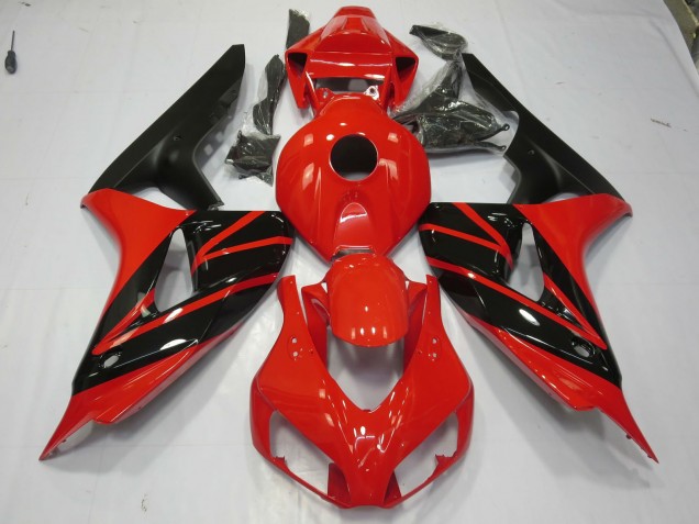 2006-2007 Rouge & Noir CBR1000RR Carénage Moto 2006-2007 Rouge & Noir CBR1000RR Carénage Moto