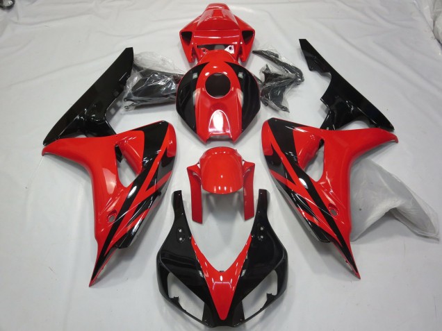 2006-2007 Rouge Noir OEM Style Sans Décalcomanies CBR1000RR Carénage Moto 2006-2007 Rouge Noir OEM Style Sans Décalcomanies CBR1000RR Carénage Moto