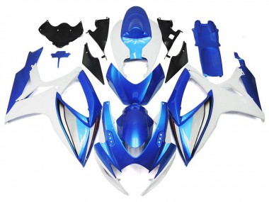 2006-2007 Style Bleu Clair & Bleu Profond OEM GSXR 600-750 Carénage Moto