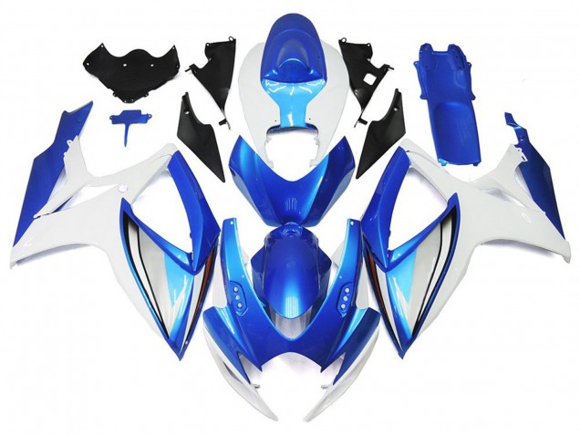 2006-2007 Style Bleu Clair & Bleu Profond OEM GSXR 600-750 Carénage Moto 2006-2007 Style Bleu Clair & Bleu Profond OEM GSXR 600-750 Carénage Moto