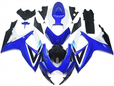 2006-2007 Style Bleu Profond & Bleu Clair OEM GSXR 600-750 Carénage Moto