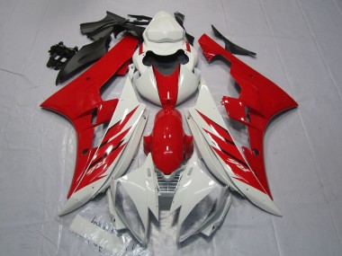 2006-2007 Style Rouge & Blanc R6 Carénage Moto