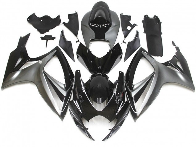 2006-2007 Style Spécial OEM Argent & Noir GSXR 600-750 Carénage Moto 2006-2007 Style Spécial OEM Argent & Noir GSXR 600-750 Carénage Moto