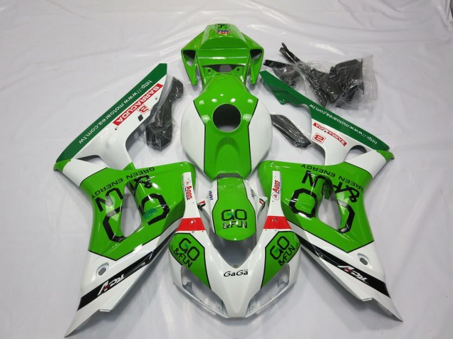 2006-2007 Vert & Blanc CBR1000RR Carénage Moto 2006-2007 Vert & Blanc CBR1000RR Carénage Moto