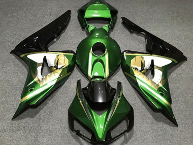 2006-2007 Vert & Or CBR1000RR Carénage Moto