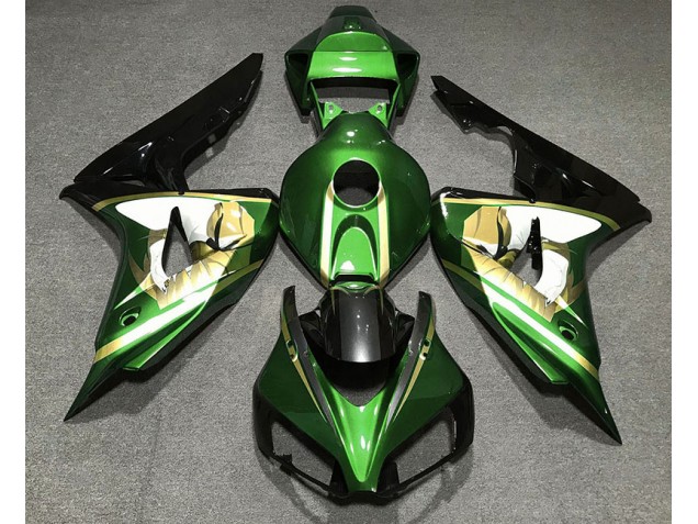 2006-2007 Vert & Or CBR1000RR Carénage Moto 2006-2007 Vert & Or CBR1000RR Carénage Moto
