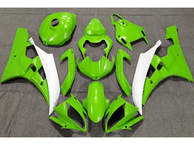 2006-2007 Vert Perle R6 Carénage Moto 2006-2007 Vert Perle R6 Carénage Moto