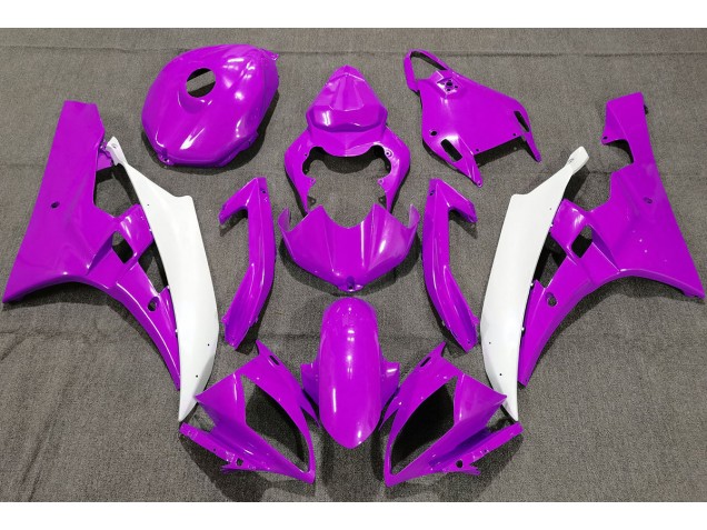 2006-2007 Violet Perle R6 Carénage Moto 2006-2007 Violet Perle R6 Carénage Moto