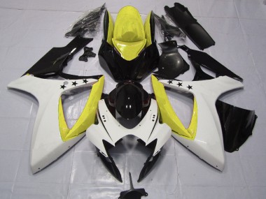 2006-2007 Étoile Jaune GSXR 600-750 Carénage Moto