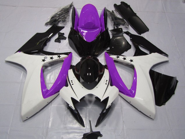 2006-2007 Étoile Violette GSXR 600-750 Carénage Moto 2006-2007 Étoile Violette GSXR 600-750 Carénage Moto