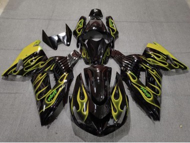 2006-2011 Giallo Fiamma ZX14R Carénage Moto