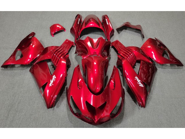 2006-2011 Rouge Brillant ZX14R Carénage Moto 2006-2011 Rouge Brillant ZX14R Carénage Moto