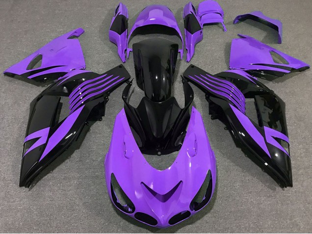 2006-2011 Violet Vif ZX14R Carénage Moto 2006-2011 Violet Vif ZX14R Carénage Moto