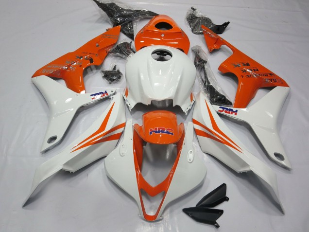 2007-2008 Arancione E Bianco HRC CBR600RR Carénage Moto 2007-2008 Arancione E Bianco HRC CBR600RR Carénage Moto