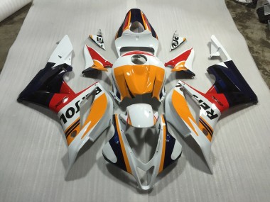 2007-2008 Blanc Personnalisé Repsol CBR600RR Carénage Moto
