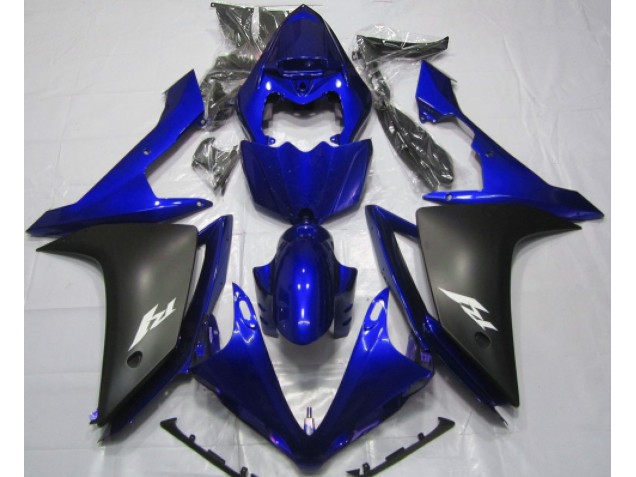 2007-2008 Bleu Brillant & Noir R1 Carénage Moto 2007-2008 Bleu Brillant & Noir R1 Carénage Moto