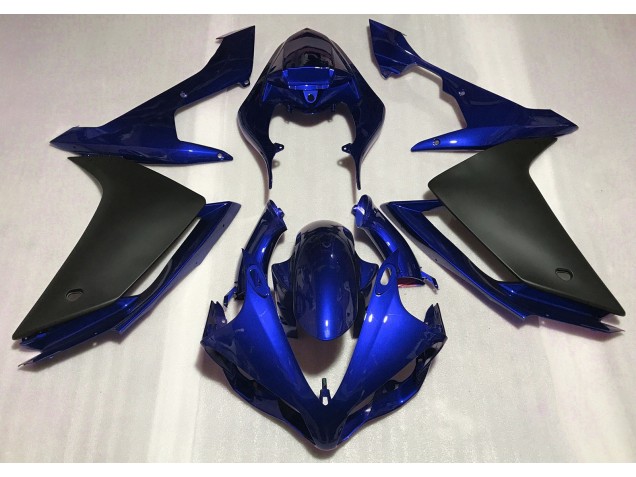 2007-2008 Bleu Brillant & Noir R1 Carénage Moto 2007-2008 Bleu Brillant & Noir R1 Carénage Moto