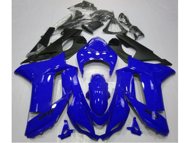 2007-2008 Bleu Brillant ZX6R Carénage Moto 2007-2008 Bleu Brillant ZX6R Carénage Moto