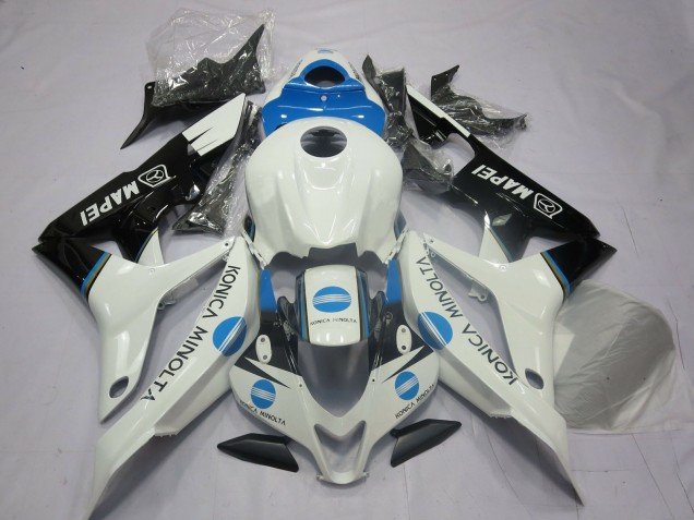 2007-2008 Bleu Clair Konica Minolta CBR600RR Carénage Moto 2007-2008 Bleu Clair Konica Minolta CBR600RR Carénage Moto