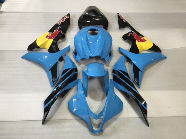 2007-2008 Bleu Clair Rouge Taureau CBR600RR Carénage Moto 2007-2008 Bleu Clair Rouge Taureau CBR600RR Carénage Moto