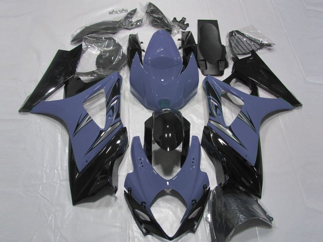 2007-2008 Bleu Foncé & Noir GSXR 1000 Carénage Moto 2007-2008 Bleu Foncé & Noir GSXR 1000 Carénage Moto