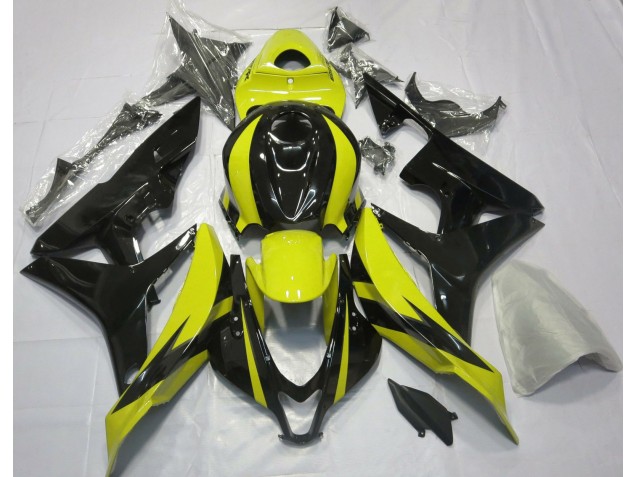 2007-2008 Conception Jaune & Noire OEM CBR600RR Carénage Moto 2007-2008 Conception Jaune & Noire OEM CBR600RR Carénage Moto