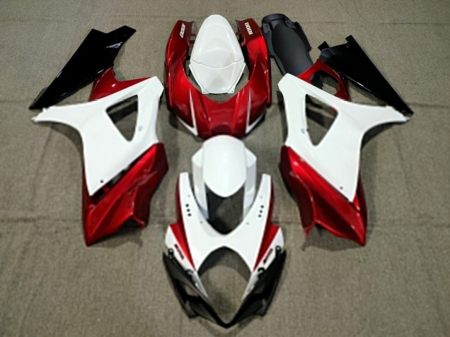 2007-2008 Conception Personnalisée Rouge GSXR 1000 Carénage Moto 2007-2008 Conception Personnalisée Rouge GSXR 1000 Carénage Moto