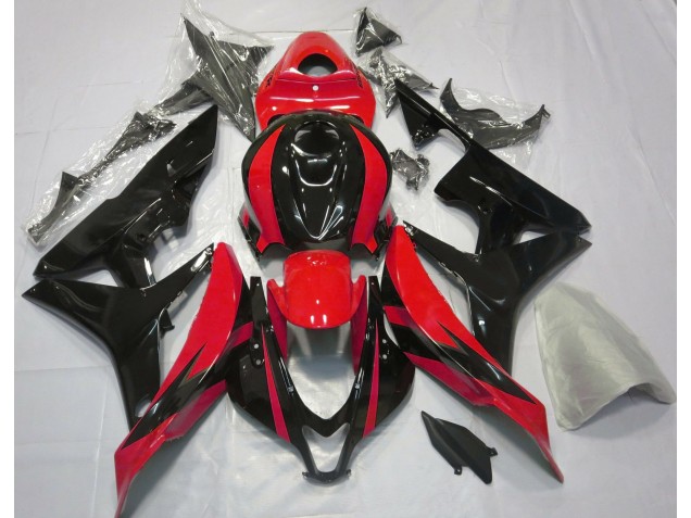 2007-2008 Conception Rouge & Noire OEM CBR600RR Carénage Moto 2007-2008 Conception Rouge & Noire OEM CBR600RR Carénage Moto