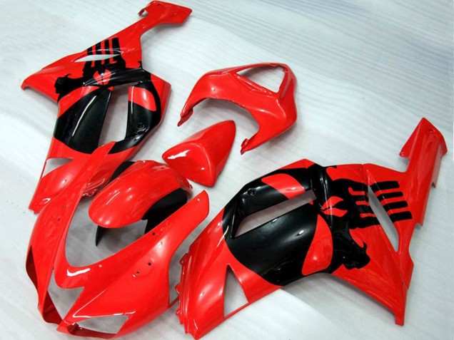 2007-2008 Crane Rouge ZX6R Carénage Moto 2007-2008 Crane Rouge ZX6R Carénage Moto