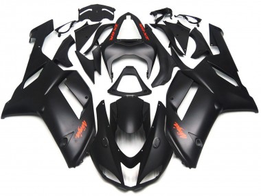 2007-2008 Décalcomanies Rouge Noir Mat ZX6R Carénage Moto
