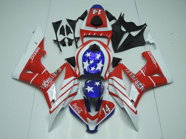 2007-2008 Geico 14 CBR600RR Carénage Moto 2007-2008 Geico 14 CBR600RR Carénage Moto
