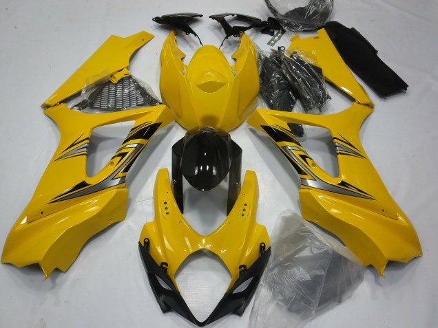 2007-2008 Jaune Brillant GSXR 1000 Carénage Moto 2007-2008 Jaune Brillant GSXR 1000 Carénage Moto