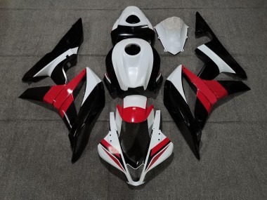 2007-2008 Noir Blanc & Rouge CBR600RR Carénage Moto