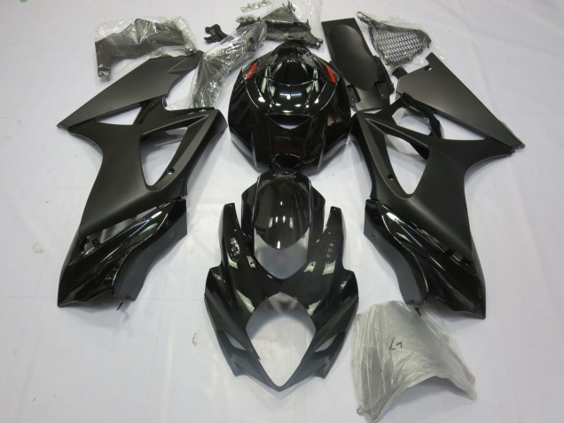2007-2008 Noir Mat Brillant GSXR 1000 Carénage Moto 2007-2008 Noir Mat Brillant GSXR 1000 Carénage Moto