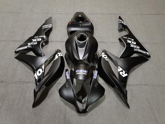 2007-2008 Noir Mat Repsol CBR600RR Carénage Moto 2007-2008 Noir Mat Repsol CBR600RR Carénage Moto