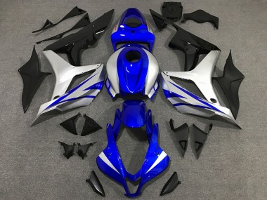 2007-2008 OEM Style Bleu & Argent CBR600RR Carénage Moto