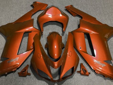 2007-2008 Orange Tigre ZX6R Carénage Moto