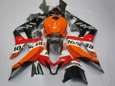 2007-2008 Orange Vif Repsol CBR600RR Carénage Moto