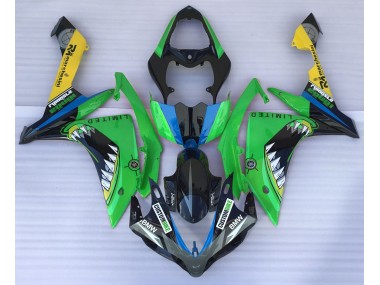 2007-2008 Requin Vert R1 Carénage Moto
