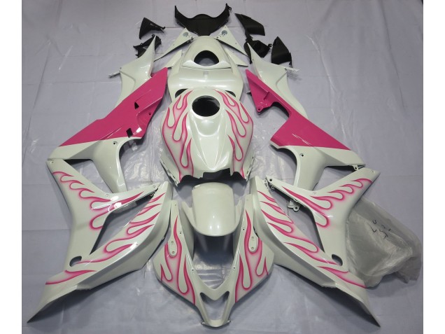 2007-2008 Rose Flamme CBR600RR Carénage Moto 2007-2008 Rose Flamme CBR600RR Carénage Moto